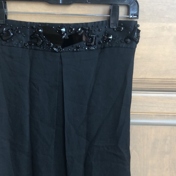 NWT Emporio Armani strapless jewel beaded 100% silk flyaway layered minidress - Picture 7 of 15